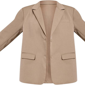 Blazer de luxe sur mesure pour femme, veste de bureau à manches longues, costume ajusté, manteau formel élégant pour affaires, fabricant OEM ODM en gros - Product Image 5