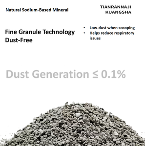 Arena para Gatos Mineral OEM WOODY PLANT - 100% Bentonita de Sodio Importada Azul 8kg/10L Aglutinación Rápida Control de Olores 99% Libre de Polvo - Product Image 4