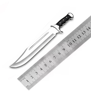 Cuchillo Bowie de Caza Duradero, Edición Especial, Acero Inoxidable con Funda de Cuero, Cuchillo de Supervivencia y Caza de Última Tendencia - Product Image 6