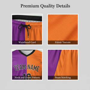 Ensemble de maillots de foot sublimés personnalisés avec nom d'équipe, respirant, séchage rapide, antibactérien, manches courtes, col rond - Product Image 6