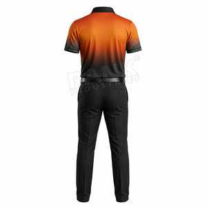 Uniforme de Golf Transpirable de Alta Calidad y Nuevo Diseño Hecho en Pakistán, Uniforme de Golf Personalizable de Manga Corta para Hombre - Product Image 2