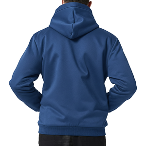 Sweat à capuche zippé style vintage pour homme, 240g, polaire polyester, rétro, fermeture éclair intégrale, logo personnalisé, veste à capuche pour homme, streetwear - Product Image 1