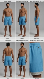 <b>Men</b>’s Workout <b>Shorts</b> Lightweight Quick Dry Fitness Gym <b>Shorts</b> <b>Elastic</b> <b>Waist</b> Athletic <b>Shorts</b> - Product Image 4