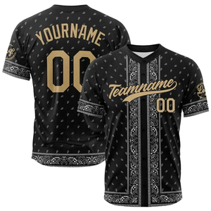 Maillots de baseball sur mesure respirants grande taille - Vente en gros, impression par sublimation 100% polyester avec noms et tailles d'équipe personnalisés - Product Image 4