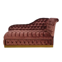 Canapé-lit de luxe en fer avec tiroir de rangement, chaise longue capitonnée, lit de repos moderne pour la chambre à coucher, meubles de salon, canapé, fauteuil