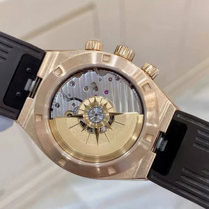 Exquisitely Designed Luxurious Rose Gold Bezel Casual Business Commuting Date <b>Chronograph</b> <b>Automatic</b> Mechanical Men's Watch - Product Image 5