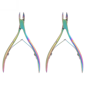 Cutter <b>Trimmer</b> Tool Nail <b>Cuticle</b> Professional Stainless Steel <b>Cuticle</b> Nippers Tip Double Spring Nippers Beauty Nipper - Product Image 1