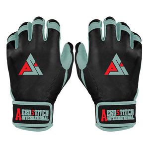 Gants de frappe de baseball en cuir véritable de haute qualité avec logo personnalisé, durables, confortables et élégants - Product Image 1