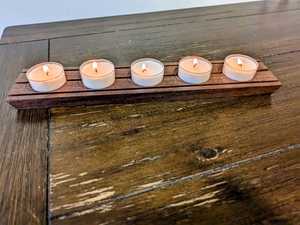 Premium Wooden Candle Holder for <b>Tea</b> <b>Light</b> Candles - Product Image 3