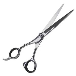 Ciseaux de coiffure professionnels en acier inoxydable, lame tranchante, pour droitiers, ciseaux de coupe de cheveux, 28 dents, manche moyen - Product Image 2