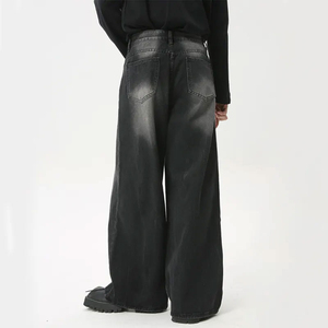 Dernier design, service OEM, pantalon en jean large pour homme, lavé, confortable, qualité supérieure, coupe classique, respirant, mode personnalisée - Product Image 2