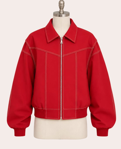 Vêtements de rue universitaires haut de gamme en gros Off-Campus Allie Hayes |   Veste personnalisée de marque privée Heritage New-Age - Product Image 1