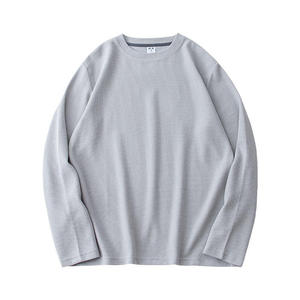 Custom Slim Fit Long Sleeve Thermal T Shirt Premium <b>Stretch</b> Cotton OEM Apparel Manufacturer Private Label Wholesale - Product Image 5