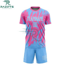 เสื้อฟุตบอลแขนสั้นไซส์ใหญ่สำหรับผู้ชาย ออกแบบเองได้ตามต้องการ ผลิตตามสั่ง พร้อมบริการสกรีนลายแบบซับลิเมชั่น - Product Image 2