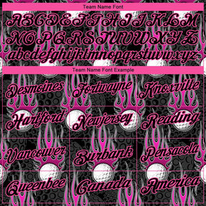 Camisetas Personalizadas OEM de Alta Calidad con Estampado de Pelota de Golf en Negro y Rosa, Bolsillo, Transpirables, de Secado Rápido, con Logotipo del Equipo - Product Image 4