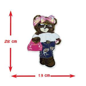 Parches Bordados de Chenilla 3D, Osito de Peluche Grande Marrón, Termoadhesivos para Ropa y Gorras, Costura DIY, Bordado Personalizado - Product Image 4