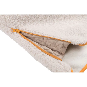 Veste matelassée en fausse fourrure pour femme, beige, col montant, fermeture éclair, style sherpa, manteau d'hiver - Product Image 4