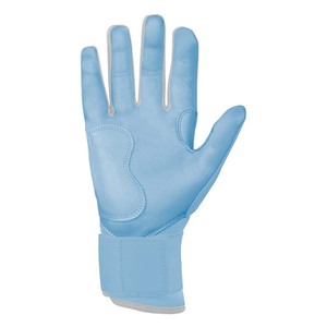 Guantes de Bateo de Cuero Azul con Cierre de Gancho y Bucle, Unisex, para Adultos, Cómodos, de Tela Tejida, Ambidiestros, Ligeros y Transpirables - Product Image 4