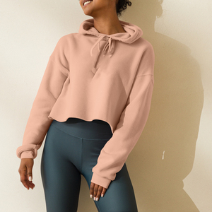 Sudadera con Capucha Corta para Mujer, Sudadera con Capucha Lisa, Logotipo Personalizado, Marca Privada, Proveedor OEM, Precio Económico al por Mayor - Product Image 6