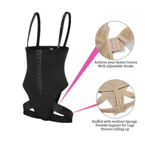 Life Hips Slim Waist Shaping Bodysuit Women Medium Control Postpartum Shapewear Tummy Control Breathable Anti-Bacterial - Product Image 4