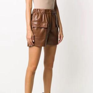 Custom Design Leather <b>Shorts</b> Customized Attractive Color Light Breathable Women's <b>Shorts</b> From Pakistan Wholesalewomen's <b>shorts</b> - Product Image 2