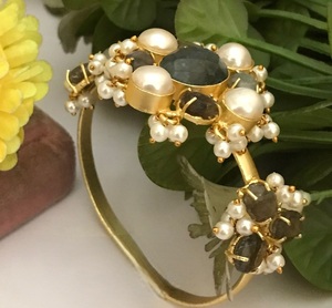 Pulsera de perlas auténticas de primera calidad, diseño antiguo y fusionado, nueva, para fiestas y bodas, para mujeres y niñas. - Product Image 3