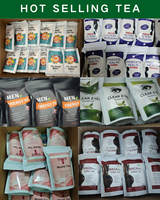 OEM tas teh mawar buah menyala kulit Lemon alami jerawat pemutih kulit teh Herbal