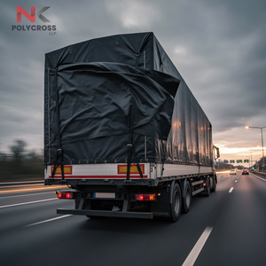 Bâche de camion 100 % imperméable et robuste, résistante aux intempéries et anti-UV, pour conteneurs et remorques, couverture de transport - Product Image 1