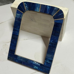 Cadre photo imprimé 2 couleurs en relief avec incrustation d'os écologique indienne pour la décoration murale de bureau à domicile - Product Image 1