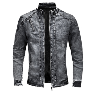 Chaqueta de Mezclilla para Hombre, Última Moda, Venta al por Mayor, Informal, Ajustada, de Algodón, de Alta Calidad - Product Image 4