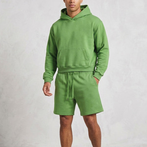 Ensembles Courts Personnalisés d'Été Unisexe pour Hommes – Ensemble 2 Pièces en Coton : Sweat à Capuche et Short – Coton Respirant 2026 - Product Image 2