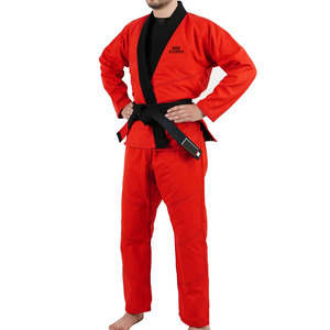 Nouvel arrivage : Kimono de karaté unisexe de haute qualité 100 % coton, léger et respirant, couleur/taille personnalisables, logo frontal - Product Image 1