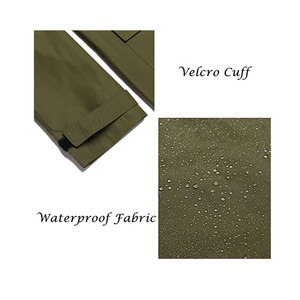 Men's Long Rain <b>Jacket</b> Windbreaker <b>Waterproof</b> <b>Lightweight</b> <b>Packable</b> wholesale price men women <b>waterproof</b> long coat - Product Image 5