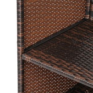 Stylish Modern Brown Gradient Bar Table Beautiful Outdoor Furniture - Product Image 3