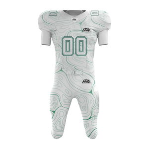 Custom Sublimated American Football Uniform Professional 100% Polyester Jersey & Padded Pants - Youth & Adult Gridiron kit - Product Image 3