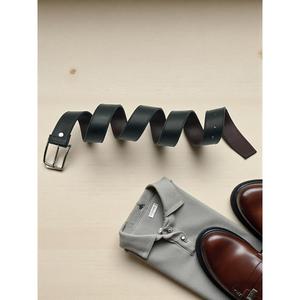Cinturones de Cuero PU 100% Duraderos de Color Negro, Artesanía Natural, Accesorios para Hombre, Diseño Moderno, Cinturón Formal a Precio Económico - Product Image 1