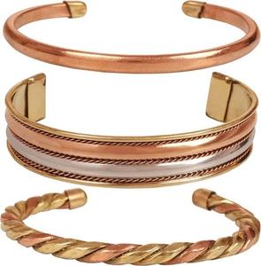 Bracelets magnétiques en alliage de cuivre, artisanat métallique, logo personnalisé pour hommes et femmes, style vintage étoile, bracelets unisexes AL MALIK CRAFT - Product Image 4