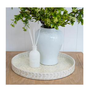 Plateau en nacre, artisanat classique, plateau décoratif en nacre pour chocolats, style durable pour la décoration de table basse - Product Image 1