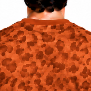 Burnt Orange <b>Leopard</b> <b>Print</b> T <b>Shirt</b> Short Sleeve Casual Fashion Crew Neck Pattern Tee Soft Lightweight Streetwear Everyday Wear - Product Image 4