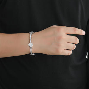 Premium Quality 925 Silver Moissanite Diamond Miami Cuban Bracelet <b>for</b> <b>Men</b> Hip Hop Jewelry Available <b>for</b> Affordable Price - Product Image 5