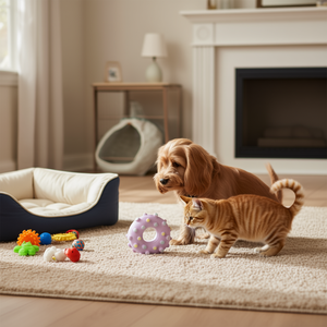 Mini Anillo de Látex Silencioso de 8 cm para Mascotas - Product Image 3