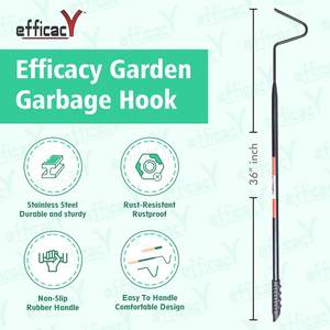 Pértiga de rescate para serpientes y reptiles de 92 cm (36 pulgadas) de color negro. - Product Image 5