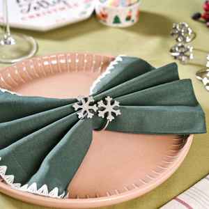 Anneau de serviette élégant réutilisable, décoration de table de mariage, décoration de table de fête, accessoires de table de dîner, décoration de table de luxe - Product Image 4