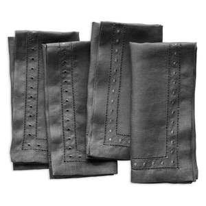 Servilleta de Lino 100% Natural con Bordado y Dobladillo Cuadrado, Estilo Japonés, Tamaño/Color/Logotipo Personalizado, Mantelería para Comedor de Alta Gama - Product Image 2