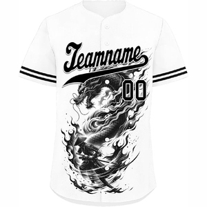 Maillot de baseball personnalisé par sublimation, uniforme haute performance pour les équipes sportives et l'entraînement - Product Image 2