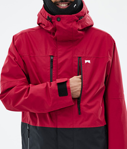 2026 Custom Red & Black Panel <b>Ski</b> Jacket Snowboarding Waterproof Windproof Insulated <b>Ski</b> Wear for Men Women Unisex - Product Image 5