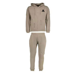 Nuevo Diseño Moderno, Personaliza tu Propio Logotipo, Chándal de Invierno para Hombre, Talla Grande, con Capucha, 100% Algodón, con Sudadera, Muy Cálido, Estilo Desgastado - Product Image 1