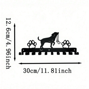 CIFbuy Decorazione Rustica da Parete per Ingresso, Ganci in Metallo Stile Fattoria per Cani e Portachiavi, Organizzatore da Cucina per Servizio di Ritiro - Product Image 3