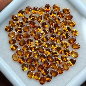 โกเมนสเปสซาร์ไทต์แท้ หินธรรมชาติทรงเหลี่ยม สีส้ม ขนาดมาตรฐาน สำหรับทำเครื่องประดับ ขายส่ง - Product Image 3