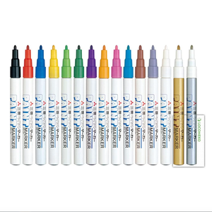 Bolígrafo para Marcador de Pintura PX-21 |   Punta Fina 0.5mm |   Tinta Opaca a Base de Aceite |   Marcador Industrial Multisuperficie |   Hecho en Japón |   Plástico - Product Image 1